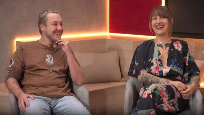 Adam Rundus se svou sestrou Kamilou Rundusovou alias Kamu.