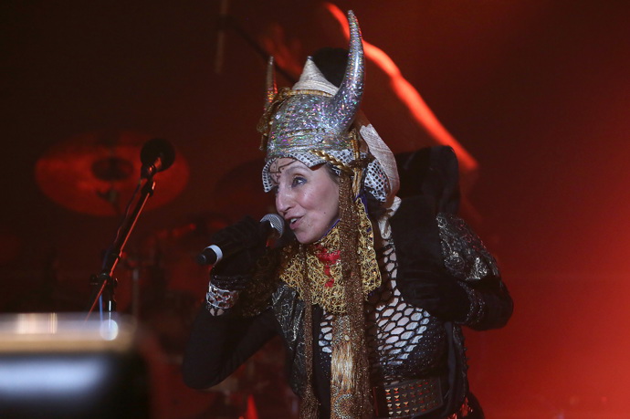 Jana Uriel Kratochvílová připomínala v tomto outfitu vikingskou ženu. 