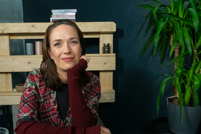 Moderátorka a herečka Tereza Kostková navštívila talk show Na kafeečko. 