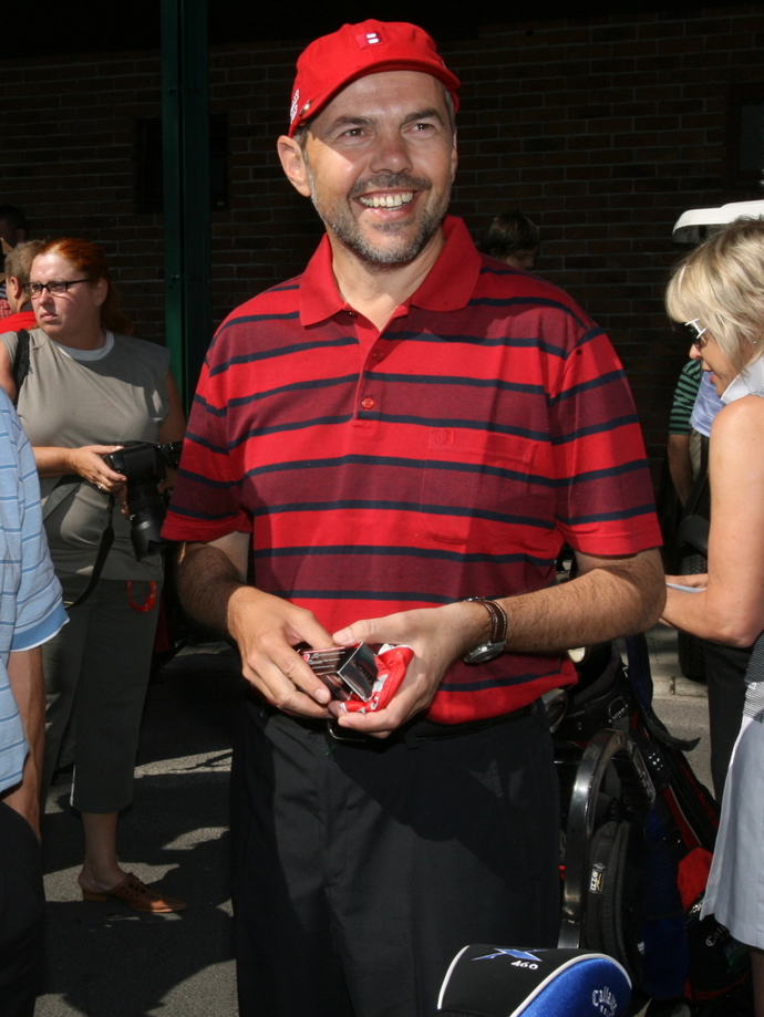 Marek Eben je v soukromí vášnivým golfistou. 