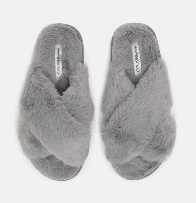 Pantofle z umělé kožešiny, Even & Odd, 650 Kč