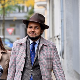 Dominik Feri si přichází vyslechnout rozsudek.