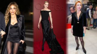Zapoměňte na tělové punčocháče. Takhle nosí trendy černé Rita Ora, Nicole Kidman i Tatiana Dyková