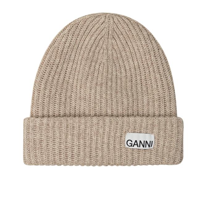 Hrubší vlněná čepice, Ganni, 1 790 Kč