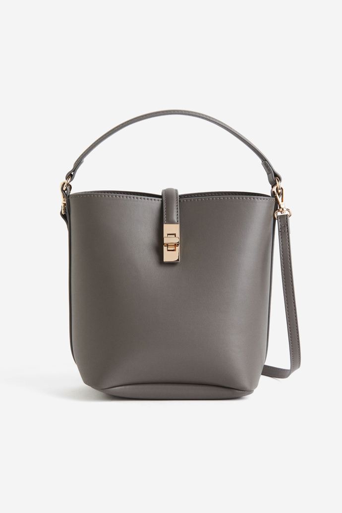 Kabelka crossbody tmavě šedá, H&M, 749 Kč