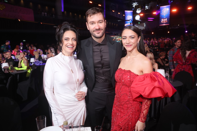 Zleva: Lucie Bílá, Marek Ztracený, Eva Burešová.