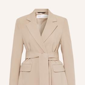 Krémové sako s vázačkou, InWear, 5 000 Kč