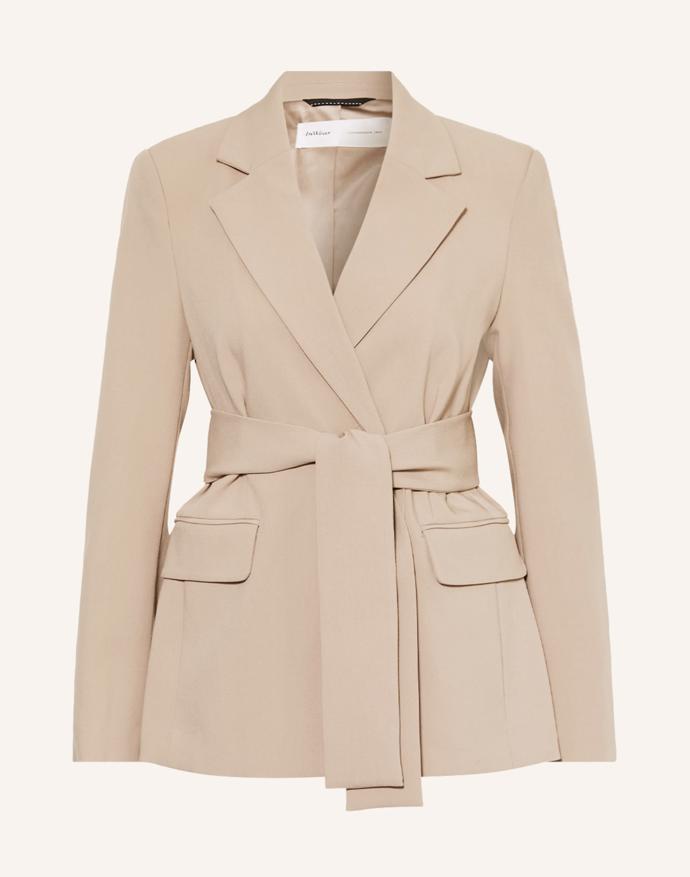 Krémové sako s vázačkou, InWear, 5 000 Kč