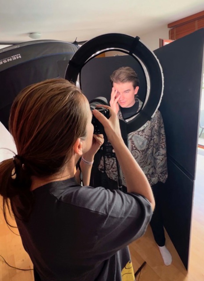 Specialitu vymyslela fotografka Lenka Hatašová také pro milovníka jednorožců, youtubera Kovyho.