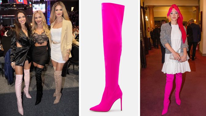 Ultra módní vysoké kozačky nad kolena: Takhle je nosí celebrity a můžete i vy