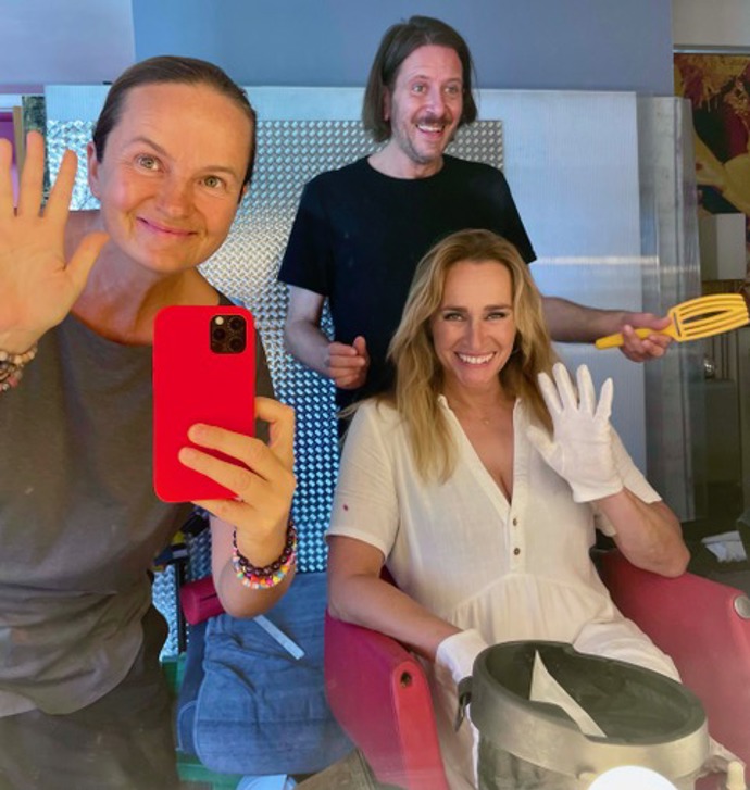 Fotografka Lenka Hatašová přizvala ke spolupráci oblíbeného vizážistu hvězd Zdeňka Fencla.