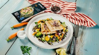 Zamilujte si rybí filé! Vyzkoušejte recept s čočkou beluga