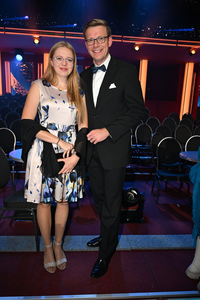 Ministr dopravy Martin Kupka s dcerou Adriankou.