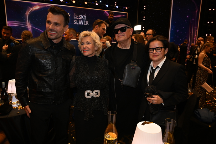 Maminka Leoše Mareše byla na Slavících v centru pozornosti.