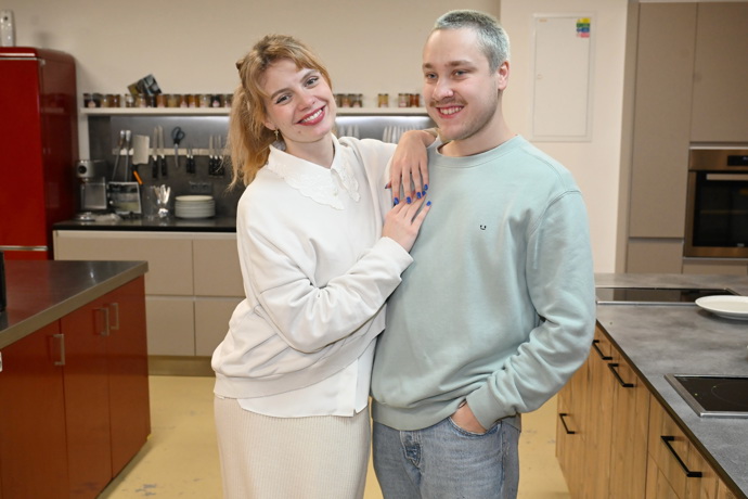 Adam Rundus se svou kamarádkou.