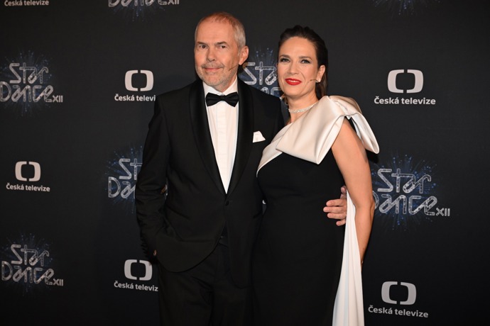 Tereza Kostková a Marek Eben spolu moderují StarDance od roku 2006.
