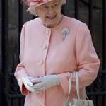 ...i na svatbě vnučky Zary s Mikem Tindallem o dva roky později.