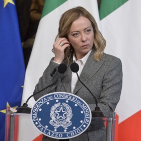 Italská premiérka Giorgia Meloni.