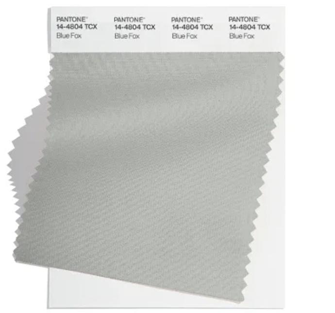 Trendy paletu uzavítá neutrální odstín PANTONE® 14-4804 TCX Blue Fox.