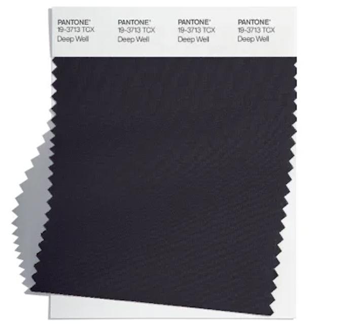 Odstín PANTONE® 19-3713 TCX Deep Well.
