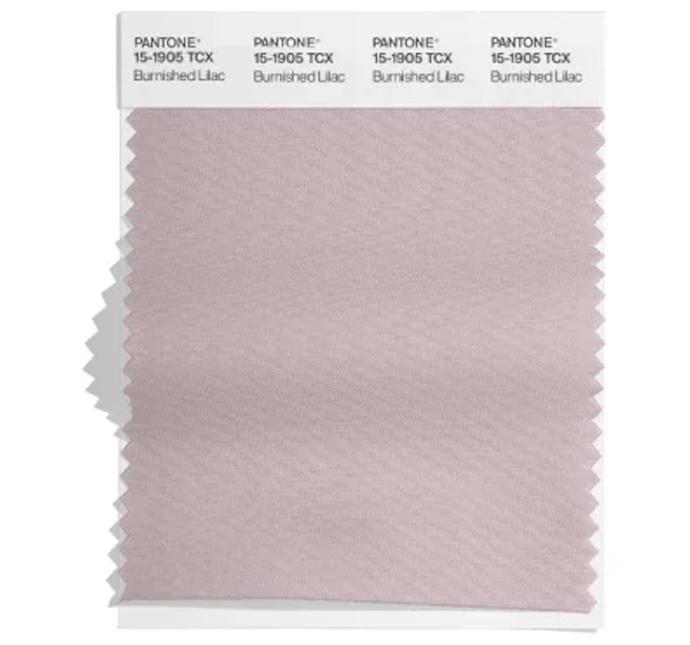 Odstín PANTONE® 15-1905 TCX Burnished Lilac.