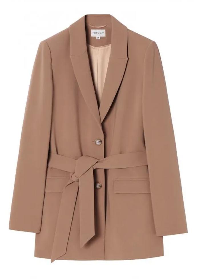 Prodloužené sako s vázačkou, Tatuum, 2 799 Kč
