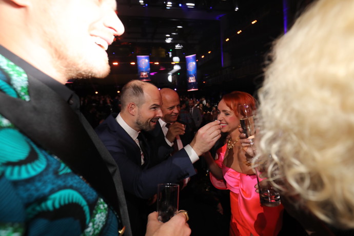 Vojta Dyk na předávání ocenění Český slavík 2023. 