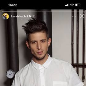 Filip Jankovič a jeho RIP příspěvek na Instagramu. 