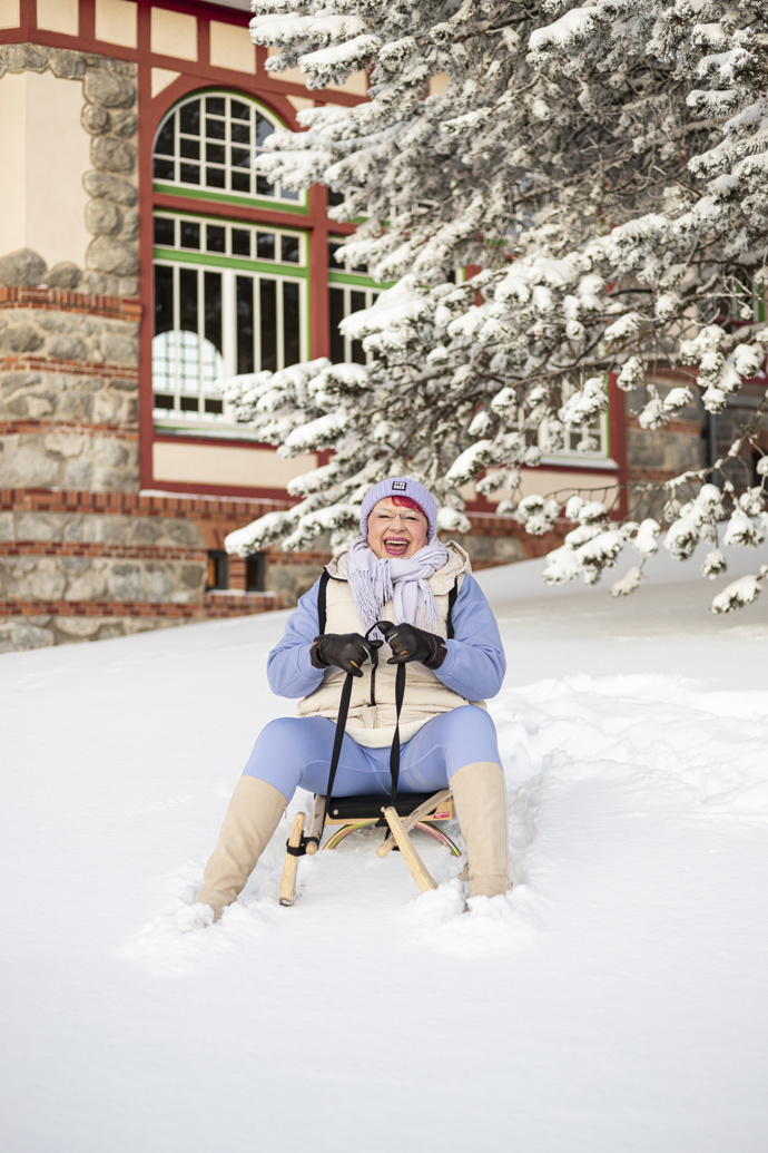 Mirka van Gils Slavíková miluje zimu a sníh, byť strávila v minulosti hodně času v Africe.