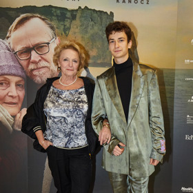 Regina Rázlová a Antonio Šoposki na premiéře filmu Tancuj Matyldo. 