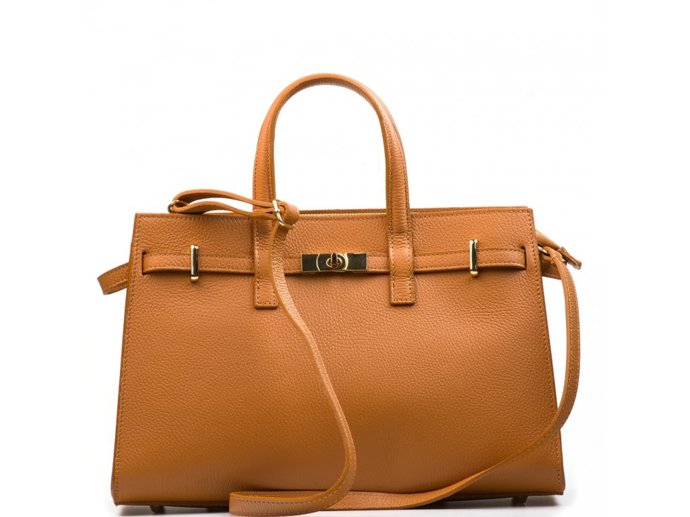 Stejně nápadně se výrobci inspirovali také u modelu značky Blaire. Koženou kopii "birkinky" nabízí za 3 290 Kč.