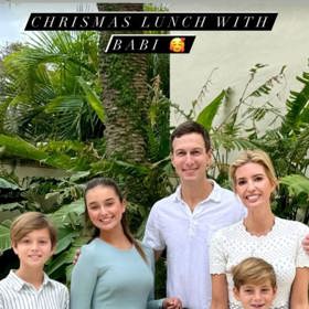 Vánoce oslavili Trumpovi v rodinném kruhu. Nechyběla ani babička Marie.