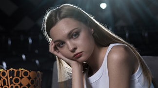 smutná, zklamaná, holka, dívka