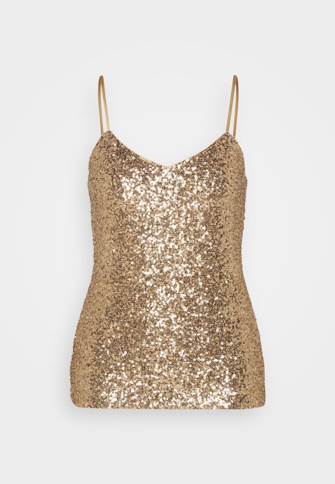 Zlatý flitrový top, Esprit, 1 699 Kč