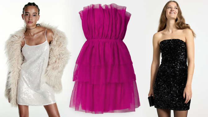 Trendy koktejlky pořídíte už od 179 Kč: Přivítejte Nový rok v party šatech mini délky s flitry nebo peřím