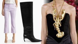 Nejbizarnější módní trendy roku 2024: Jak se vám líbí banánové podpatky, obří humr nebo capri kalhoty