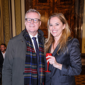 Světlana Witowská s partnerem.