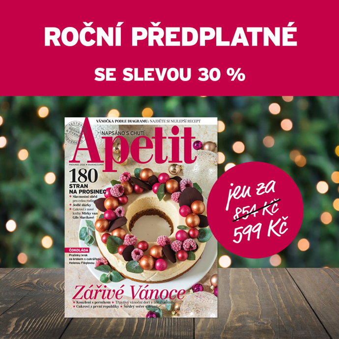 Časopis Apetit je plný kvalitních fotek, receptů a tipů.