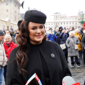 Herečka Jitka Čvančarová se rozpovídala pro média.