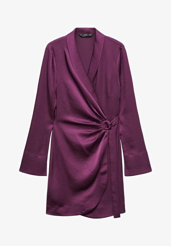 Zavinovací smokingové minišaty, Mango, 899 Kč