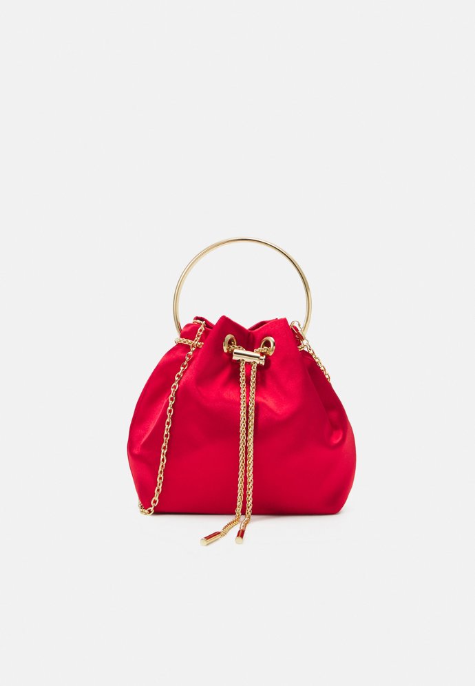 Váčková saténová kabelka s kovovým držadlem a řetízkem, Mascara, 1 430 Kč
