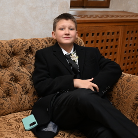 Svatba Agáty Hanychové Kryšpín odvedl mámu k oltáři.