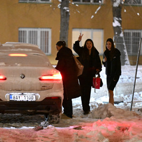 Karolína měla z fotografů očividně radost.