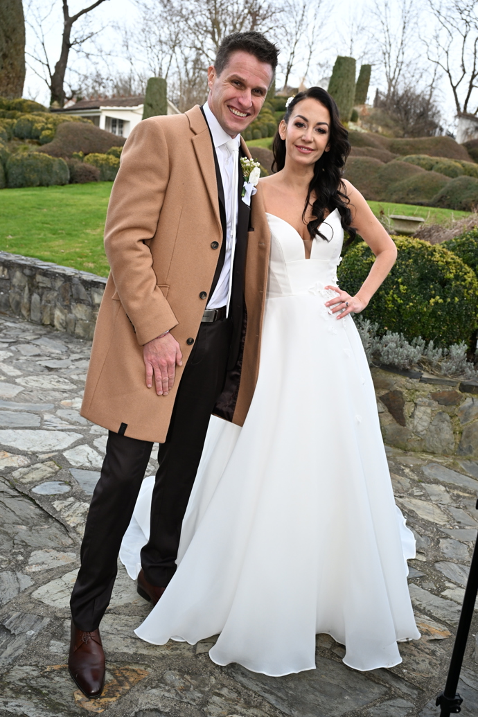 Novomanželé měli obřad kousek za Prahou a těsně před koncem roku 2023.