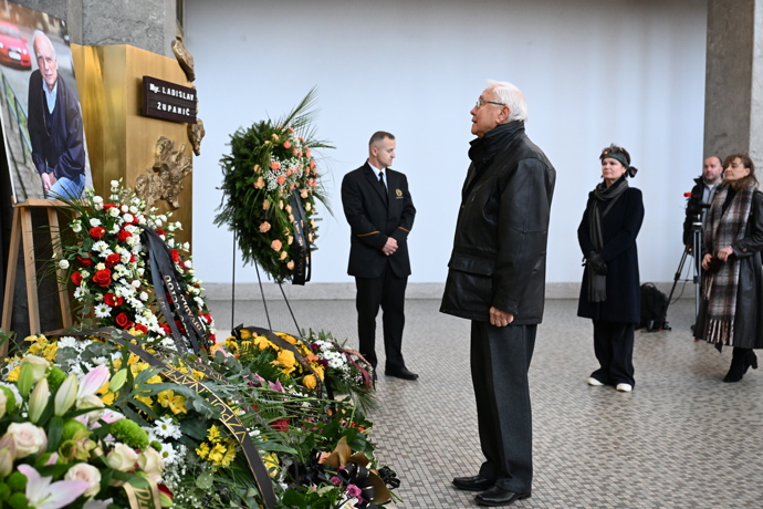 Jaroslav Satoranský dal poslední sbohem Ladislavu Županičovi.