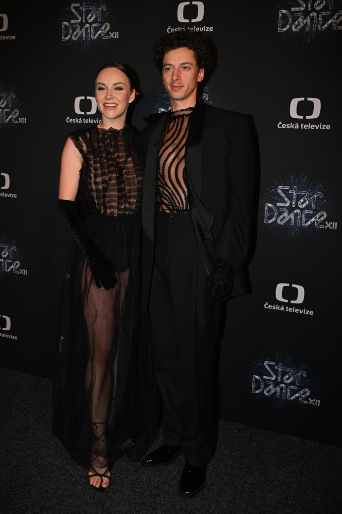 Na finálový večer dorazil i herec Jan Cina.