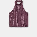 Flitrový top, Pull & Bear, 399 Kč