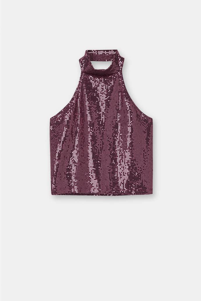 Flitrový top, Pull & Bear, 399 Kč