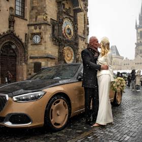 Svatební fotky novomanželů Chladových se opravdu povedly.