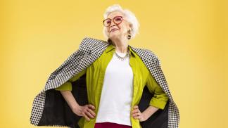 sebejistota
starší dáma